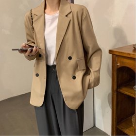 【ミニミニストア/miniministore】のダブルテーラードジャケットレディース春夏 人気、トレンドファッション・服の通販 founy(ファニー) ファッション Fashion レディースファッション WOMEN アウター Coat Outerwear ジャケット Jackets テーラードジャケット Tailored Jackets ジャケット Jacket ジーンズ Jeans スニーカー Sneakers スーツ Suit ベーシック Basic ワイド Wide エレガント 上品 Elegant 夏 Summer 春 Spring S/S・春夏 Ss・Spring/Summer 無地 Plain Color ビジネス 仕事 通勤 Business 長袖 Long Sleeve |ID:prp329100004462841