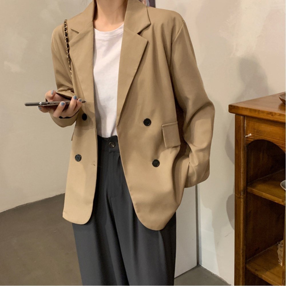 【ミニミニストア/miniministore】のダブルテーラードジャケットレディース春夏 人気、トレンドファッション・服の通販 founy(ファニー) 　ファッション　Fashion　レディースファッション　WOMEN　アウター　Coat Outerwear　ジャケット　Jackets　テーラードジャケット　Tailored Jackets　ジャケット　Jacket　ジーンズ　Jeans　スニーカー　Sneakers　スーツ　Suit　ベーシック　Basic　ワイド　Wide　エレガント 上品　Elegant　夏　Summer　春　Spring　S/S・春夏　Ss・Spring/Summer　無地　Plain Color　ビジネス 仕事 通勤　Business　長袖　Long Sleeve　 other-1|ID: prp329100004462841 ipo3291000000032211015