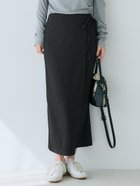 【コカ/COCA】のシボシャーリングラップスカート 人気、トレンドファッション・服の通販 founy(ファニー) ファッション Fashion レディースファッション WOMEN スカート Skirt おすすめ Recommend スウェット Sweat フェミニン Feminine ポケット Pocket ラップ Wrap リボン Ribbon ロング Long エレガント 上品 Elegant 夏 Summer 春 Spring S/S・春夏 Ss・Spring/Summer thumbnail Black|ID: prp329100004464920 ipo3291000000031955755