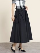 【ヴァン/Vin】のサイドドロストポケットスカート 人気、トレンドファッション・服の通販 founy(ファニー) ファッション Fashion レディースファッション WOMEN スカート Skirt コンパクト Compact スタイリッシュ Stylish タフタ Taffeta ドローコード Draw Cord バランス Balance フレア Flare ポケット Pocket thumbnail ブラック|ID: prp329100004466077 ipo3291000000032060244