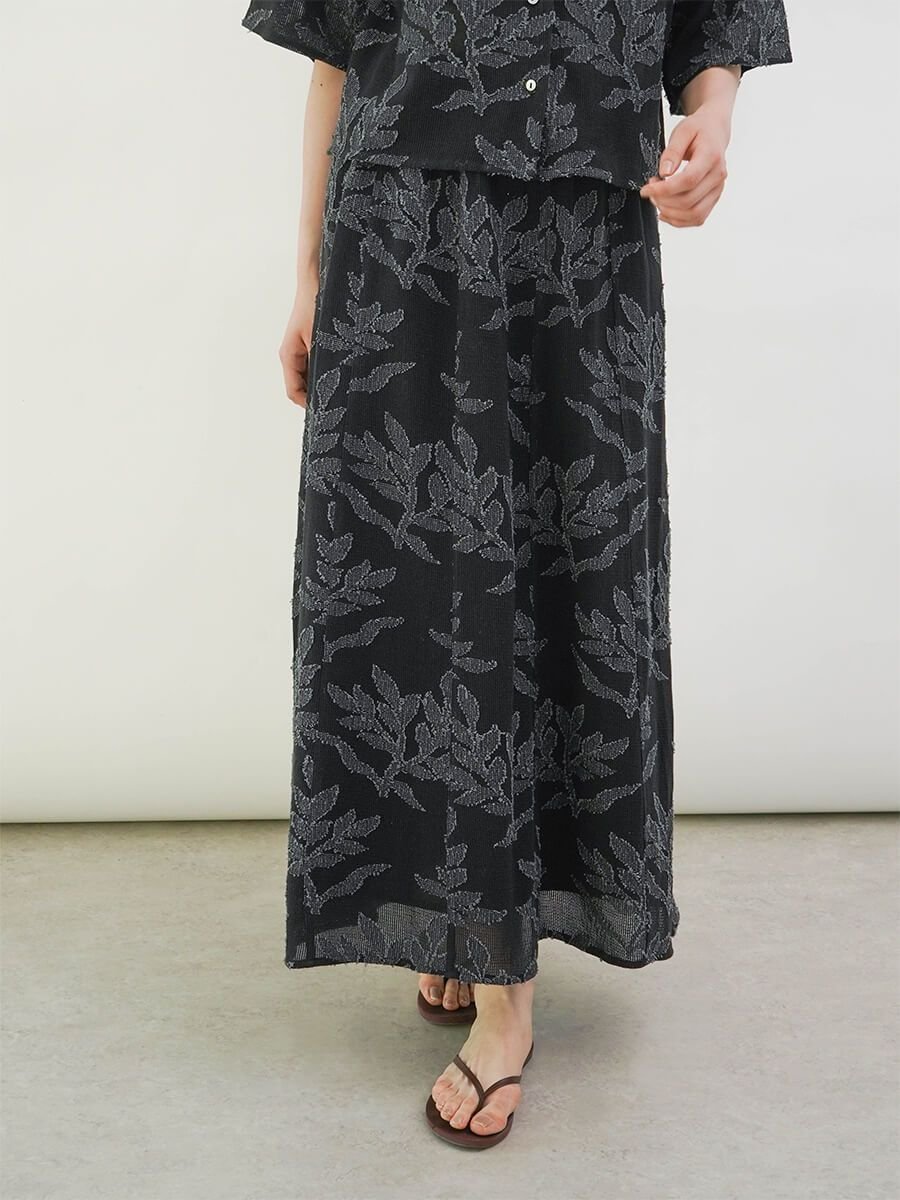 【ラシュッド/LASUD】のBotanical embroidery mesh skirt 人気、トレンドファッション・服の通販 founy(ファニー) 　ファッション　Fashion　レディースファッション　WOMEN　スカート　Skirt　おすすめ　Recommend　インド　India　シンプル　Simple　セットアップ　Set Up　ボタニカル　Botanical　 other-1|ID: prp329100004466082 ipo3291000000031997157