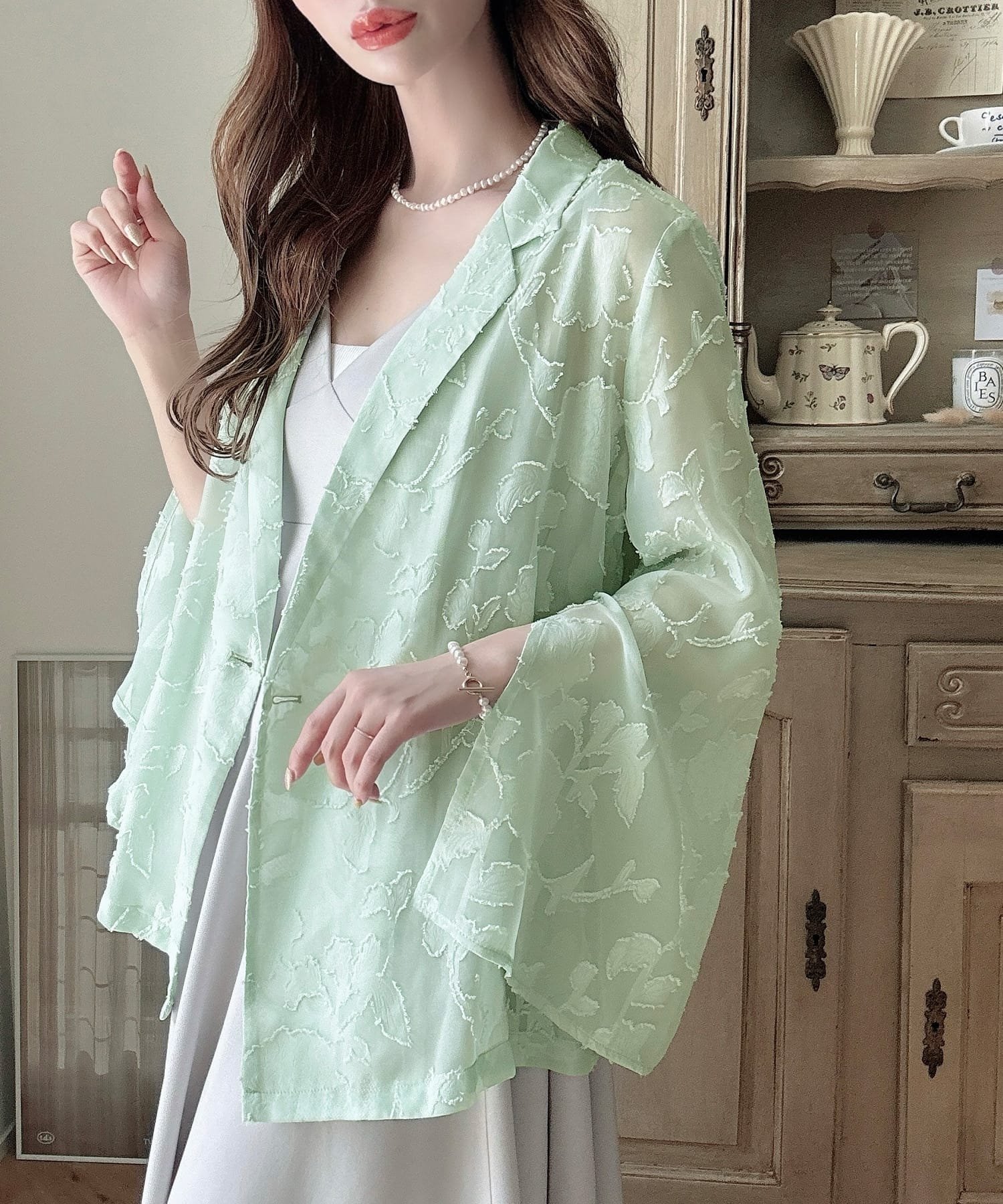 【ジュノア/JUNOAH】のMeiru テーラードジャケット インテリア・キッズ・メンズ・レディースファッション・服の通販 founy(ファニー) 　ファッション　Fashion　レディースファッション　WOMEN　アウター　Coat Outerwear　ジャケット　Jackets　テーラードジャケット　Tailored Jackets　ミント|ID: prp329100004466832 ipo3291000000031726758