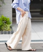 【その他のブランド/Other】の『セットアップ対応』『Sサイズあり』『洗濯可』リネンレーヨンワイドパンツ L.BEG|ID: prp329100004466885 ipo3291000000032253947