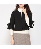 【ドレス/DRESS+】のボレロ ショートジャケット ノーカーラー フレア袖 人気、トレンドファッション・服の通販 founy(ファニー) ファッション Fashion レディースファッション Fashion for Women アウター Coat / Outerwear Collection レディースジャケット・軽アウター Jackets ボレロ・ショート丈ジャケット / ドレス羽織りに Boleros & Short Jackets オケージョン Occasion Wear ショート Short, Short Length ジャケット Jacket, Outerwear フレア Flare, Flared フロント Front, Front Design ボレロ Bolero, Short Cardigan リボン Ribbon, Bow thumbnail ブラック|ID: prp329100004466915 ipo3291000000033500818