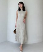 【アニュアンス/anuans】のセミマーメイドニットワンピース BEIGE|ID: prp329100004467082 ipo3291000000031990376