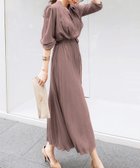 【アミュレット/Amulet】のウエストマークプリーツワンピース 人気、トレンドファッション・服の通販 founy(ファニー) ファッション Fashion レディースファッション Ladies' Fashion Online ワンピース Dress とろみ Thickness エレガント 上品 Elegant プリーツ Pleats リボン Ribbon thumbnail ブラウン|ID: prp329100004467115 ipo3291000000032623788