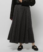 【ニコアンド/niko and】のベルトフレアスカート【新色入荷】 ヒョウ柄グレープリント13|ID: prp329100004467160 ipo3291000000033623650