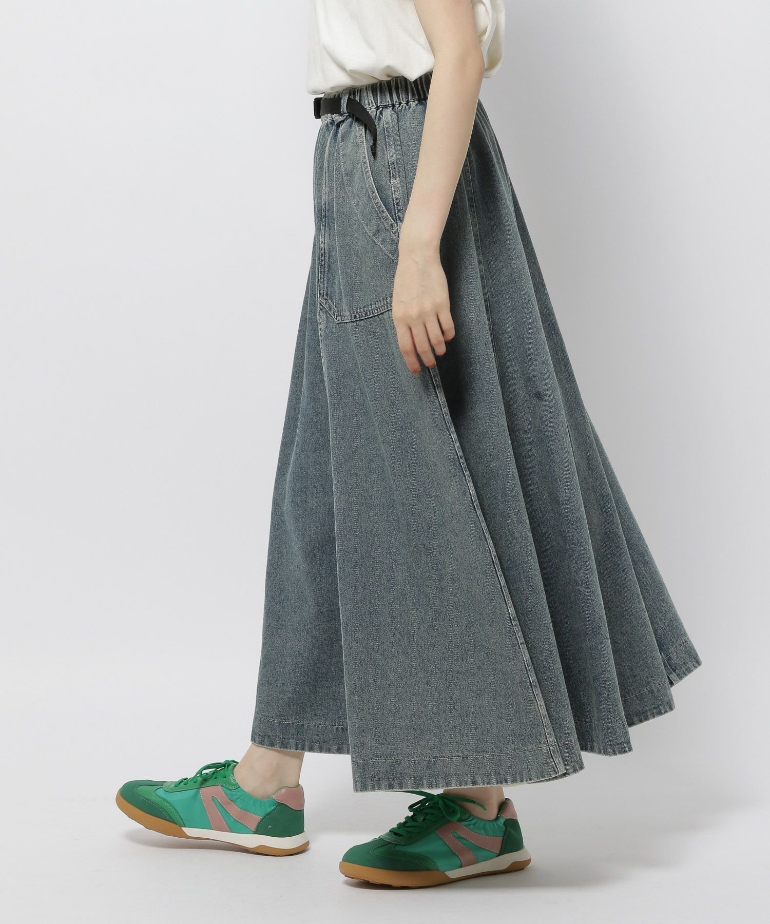 【ニコアンド/niko and】のベルトフレアスカート【新色入荷】 インテリア・キッズ・メンズ・レディースファッション・服の通販 founy(ファニー) 　ファッション　Fashion　レディースファッション　Fashion for Women　スカート　Skirts　Aライン・フレアスカート　A-Line & Flared Skirts　ベルト&ウエストマーク　Belts & Waist Accessories　おすすめ　Recommended / Our Picks　デニム　Denim, Jeans Material　ドレープ　Drape, Draping Fabric　フレア　Flare, Flared　ベーシック　Basic, Essential　レオパード　Leopard, Animal Print　ロング　Long, Long-Length　定番　Standard, Basic Item　インディゴデニム86|ID: prp329100004467160 ipo3291000000033623661