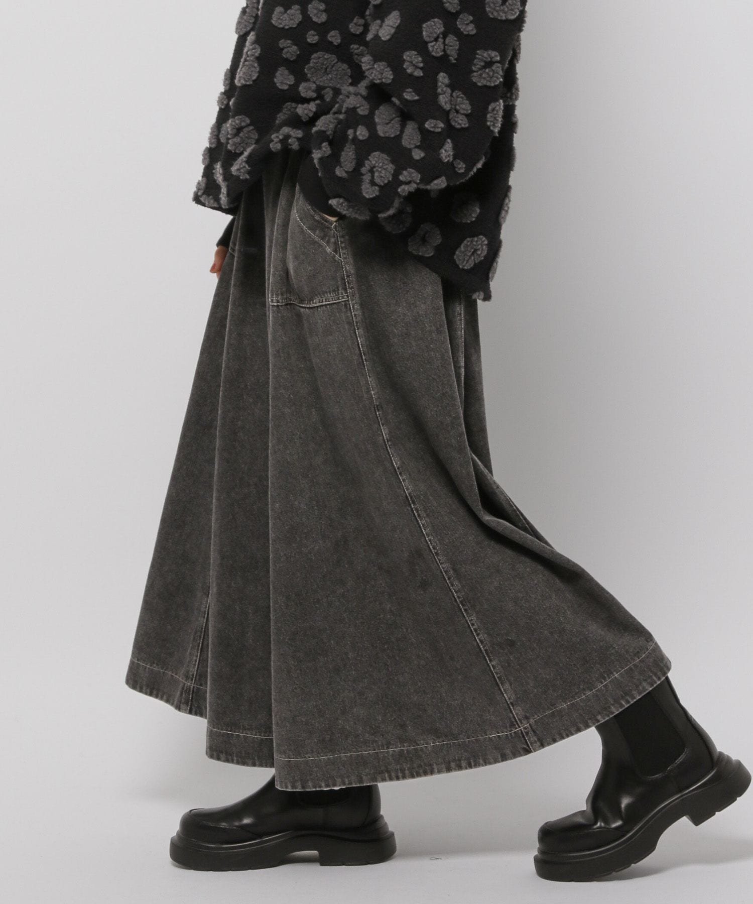 【ニコアンド/niko and】のベルトフレアスカート【新色入荷】 インテリア・キッズ・メンズ・レディースファッション・服の通販 founy(ファニー) 　ファッション　Fashion　レディースファッション　Fashion for Women　スカート　Skirts　Aライン・フレアスカート　A-Line & Flared Skirts　ベルト&ウエストマーク　Belts & Waist Accessories　おすすめ　Recommended / Our Picks　デニム　Denim, Jeans Material　ドレープ　Drape, Draping Fabric　フレア　Flare, Flared　ベーシック　Basic, Essential　レオパード　Leopard, Animal Print　ロング　Long, Long-Length　定番　Standard, Basic Item　ブラックデニム19|ID: prp329100004467160 ipo3291000000034578027