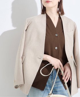 【ジャーナルスタンダード レサージュ/journal standard L'essage】のVネックニットベスト 人気、トレンドファッション・服の通販 founy(ファニー) ファッション Fashion レディースファッション WOMEN アウター Coat Outerwear トップス・カットソー Tops/Tshirt ニット Knit Tops ベスト/ジレ Gilets/Vests Vネック V-Neck 2025年 2025 2025春夏・S/S Ss,Spring/Summer,2025 ジャケット Jacket ベスト Vest ポケット Pocket リネン Linen エレガント 上品 Elegant |ID:prp329100004467308