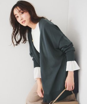 【アンタイトル/UNTITLED】のボタンレスニットカーディガン 人気、トレンドファッション・服の通販 founy(ファニー) ファッション Fashion レディースファッション WOMEN トップス・カットソー Tops/Tshirt ニット Knit Tops カーディガン Cardigans アンサンブル Ensemble インナー Inner カーディガン Cardigan シンプル Simple デニム Denim ベスト Vest 羽織 Haori リラックス Relax ワイド Wide おすすめ Recommend |ID:prp329100004467343