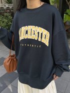 【ディスコート/Discoat】の【WEB限定】ヘヴィウェイトカレッジロゴビッグスウェット《新色追加!》 ネイビー|ID: prp329100004467529 ipo3291000000031998140