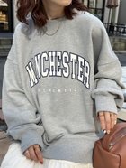 【ディスコート/Discoat】の【WEB限定】ヘヴィウェイトカレッジロゴビッグスウェット《新色追加!》 ライトグレー|ID: prp329100004467529 ipo3291000000031998141