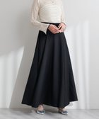 【ナチュラルクチュール/natural couture】の綿麻ハイウエストサーキュラースカート ブラック|ID: prp329100004467566 ipo3291000000031838872