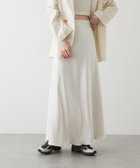 【センスオブプレイス/SENSE OF PLACE by URBAN RESEARCH】の『一部WEB限定カラー』ナローサテンスカート IVORY|ID: prp329100004467675 ipo3291000000031954010