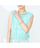 【ノーリーズ/NOLLEY'S】の《アンサンブル対応》《手洗い可能》カットフリンジ2WAYベスト ミントグリーン|ID: prp329100004467771 ipo3291000000031972874