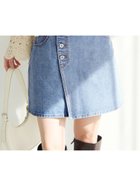 【コカ/COCA】のボタンデニムミニスカート Blue|ID: prp329100004467825 ipo3291000000031944522