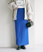 【ディスコート/Discoat】の【サイズ展開あり/リピーター多数◎】リブカットナロースカート《WEB限定》 ブルー|ID: prp329100004467845 ipo3291000000031606248