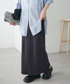 【ディスコート/Discoat】の【3~5サイズ展開/リピーター多数◎】リブカットナロースカート《WEB限定》 チャコールグレー|ID: prp329100004467845 ipo3291000000032202410