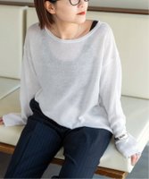 【スピック&スパン/Spick & Span】の《追加》手洗い可 / リネンコットンルーズプルオーバー 人気、トレンドファッション・服の通販 founy(ファニー) ファッション Fashion レディースファッション Fashion for Women トップス・カットソー Cut & Sew Tops カジュアルプルオーバー・ニットトップス Pullovers & Knit Tops / Casual Pullovers 再入荷 Restock / Back in Stock |ID:prp329100004467857