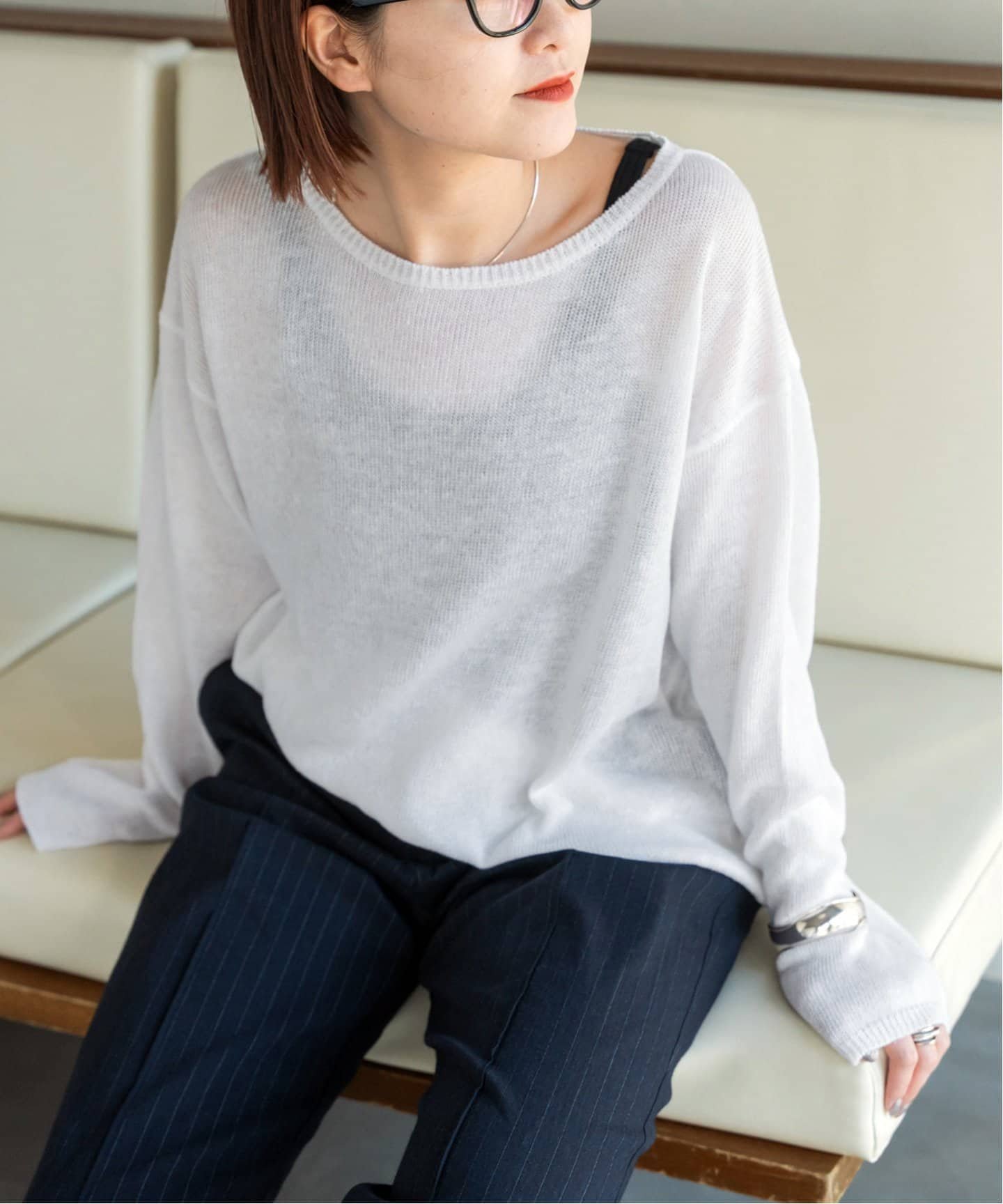 【スピック&スパン/Spick & Span】の《追加》手洗い可 / リネンコットンルーズプルオーバー 人気、トレンドファッション・服の通販 founy(ファニー) 　ファッション　Fashion　レディースファッション　Fashion for Women　トップス・カットソー　Cut & Sew Tops　カジュアルプルオーバー・ニットトップス　Pullovers & Knit Tops / Casual Pullovers　再入荷　Restock / Back in Stock　 other-1|ID: prp329100004467857 ipo3291000000032609315