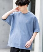 【ロッキーモンロー/Rocky Monroe】のKANGOL 別注コラボ ワンポイント刺繍半袖Tシャツ 人気、トレンドファッション・服の通販 founy(ファニー) ファッション Fashion レディースファッション WOMEN トップス・カットソー Tops/Tshirt シャツ/ブラウス Shirts/Blouses ロング / Tシャツ T-Shirts アウトドア Outdoor コラボ Collaboration スラックス Slacks デニム Denim トレンド Trend 人気 Popularity パターン Pattern ベーシック Basic 別注 Special Order 半袖 Short Sleeve メンズ Mens 無地 Plain Color リラックス Relax ロング Long ワイド Wide ワンポイント One Point おすすめ Recommend エレガント 上品 Elegant thumbnail ブルー|ID: prp329100004468068 ipo3291000000031998253