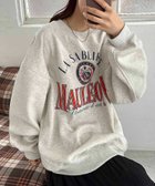 【ディスコート/Discoat】の【WEB限定】MAULEONカレッジロゴスウェット ライトベージュ|ID: prp329100004468483 ipo3291000000031997531