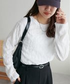 【ディスコート/Discoat】の【新色追加!/WEB限定】ジャガードロンT 人気、トレンドファッション・服の通販 founy(ファニー) ファッション Fashion レディースファッション Fashion for Women トップス・カットソー Cut & Sew Tops ロングTシャツ・Tシャツ Longline T-Shirts & Tees thumbnail ホワイト|ID: prp329100004468500 ipo3291000000033599685
