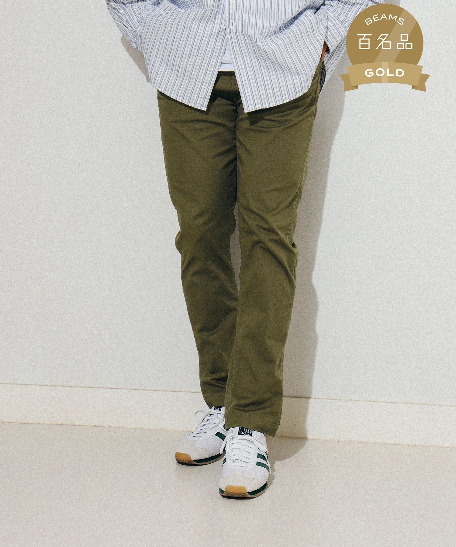 【ビームス/BEAMS / MEN】の【ビームスの百名品】【ロングセラー】ストレッチテーパードチノ 25AW 定番 洗濯機洗い可 スリムフィット ストレッチ インテリア・キッズ・メンズ・レディースファッション・服の通販 founy(ファニー)  ファッション Fashion メンズファッション Fashion for Men シンプル Simple, Minimal ストレッチ Stretch, Stretchy Fabric スリム Slim, Slim Fit 定番 Standard, Basic Item フィット Fit, Slim Fit フロント Front, Front Design ポケット Pocket, Pocket Detail エレガント 上品 Elegant ビジネス 仕事 通勤 Business / Work / Commuting 2025年 2025 2025-2026秋冬・A/W Autumn/Winter 2025–26 AW25–26 OLIVE/OD|ID: prp329100004468616 ipo3291000000034352510