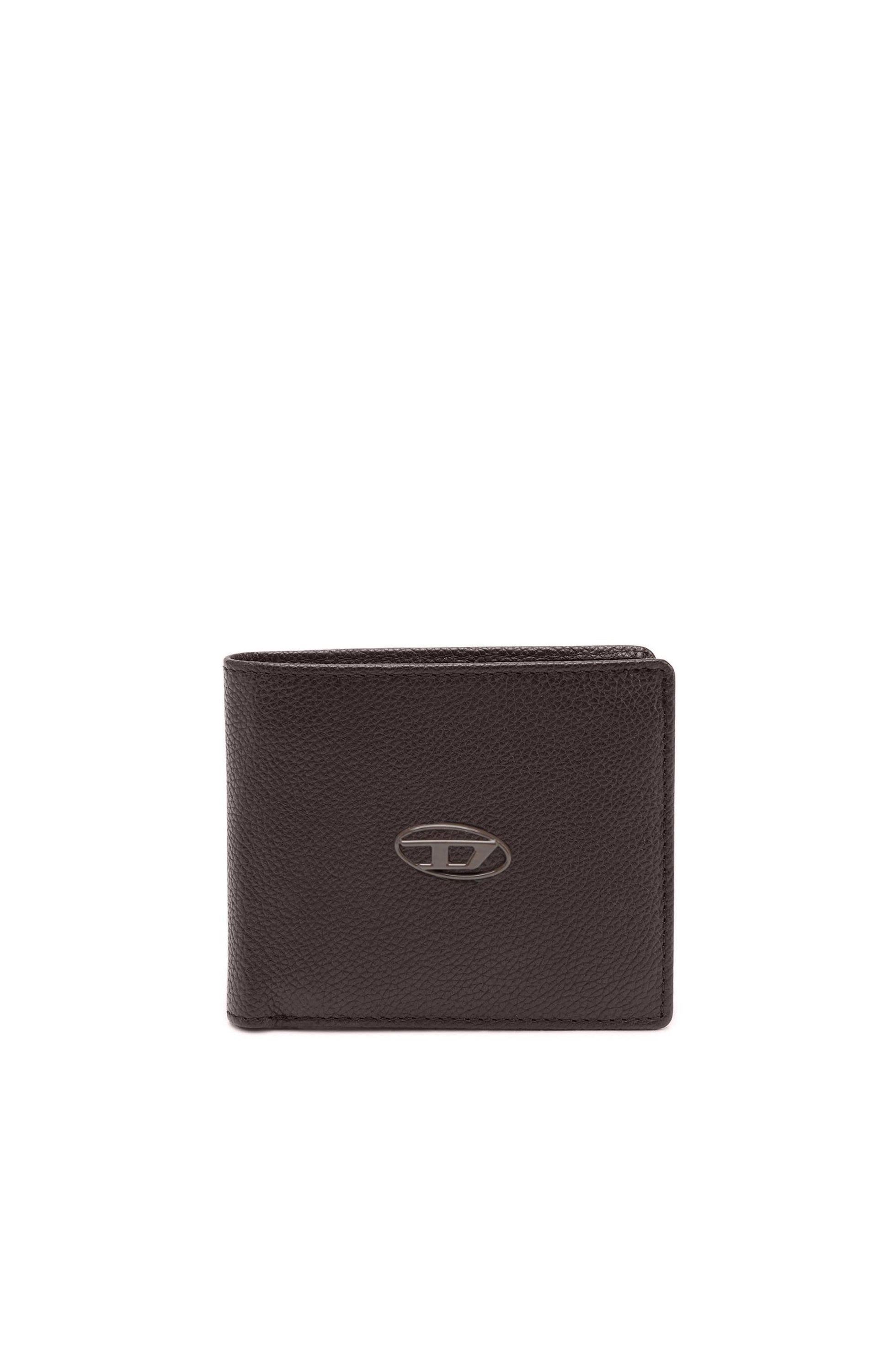 【ディーゼル/DIESEL / MEN】のメンズ カウレザー 二つ折りウォレット インテリア・キッズ・メンズ・レディースファッション・服の通販 founy(ファニー) 　ファッション　Fashion　メンズファッション　Men's Style Online　おすすめ　Recommend　ウォレット　Wallet　ギフト プレゼント　Gift Present　クール　Cool　コイン　Coin　シンプル　Simple　フラップ　Flap　ポケット　Pocket　メタル　Metal　メンズ　Mens　人気　Popularity　定番　Standard　ダークブラウン|ID: prp329100004468621 ipo3291000000032626907