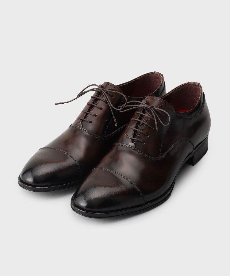 【タケオキクチ/TAKEO KIKUCHI / MEN】の【Made in JAPAN】ストレートチップ ドレスシューズ インテリア・キッズ・メンズ・レディースファッション・服の通販 founy(ファニー) 　ファッション　Fashion　メンズファッション　MEN　シューズ・靴　Shoes/Men　イタリア　Italy　ガラス　Glass　クッション　Cushion　グラデーション　Gradation　コーティング　Coating　軽量　Lightweight　シューズ　Shoes　ストレート　Straight　スニーカー　Sneakers　ドレス　Dress　フィット　Fit　日本製　Made In Japan　ギフト プレゼント　Gift Present　ビジネス 仕事 通勤　Business　ダークブラウン|ID: prp329100004468641 ipo3291000000031995512