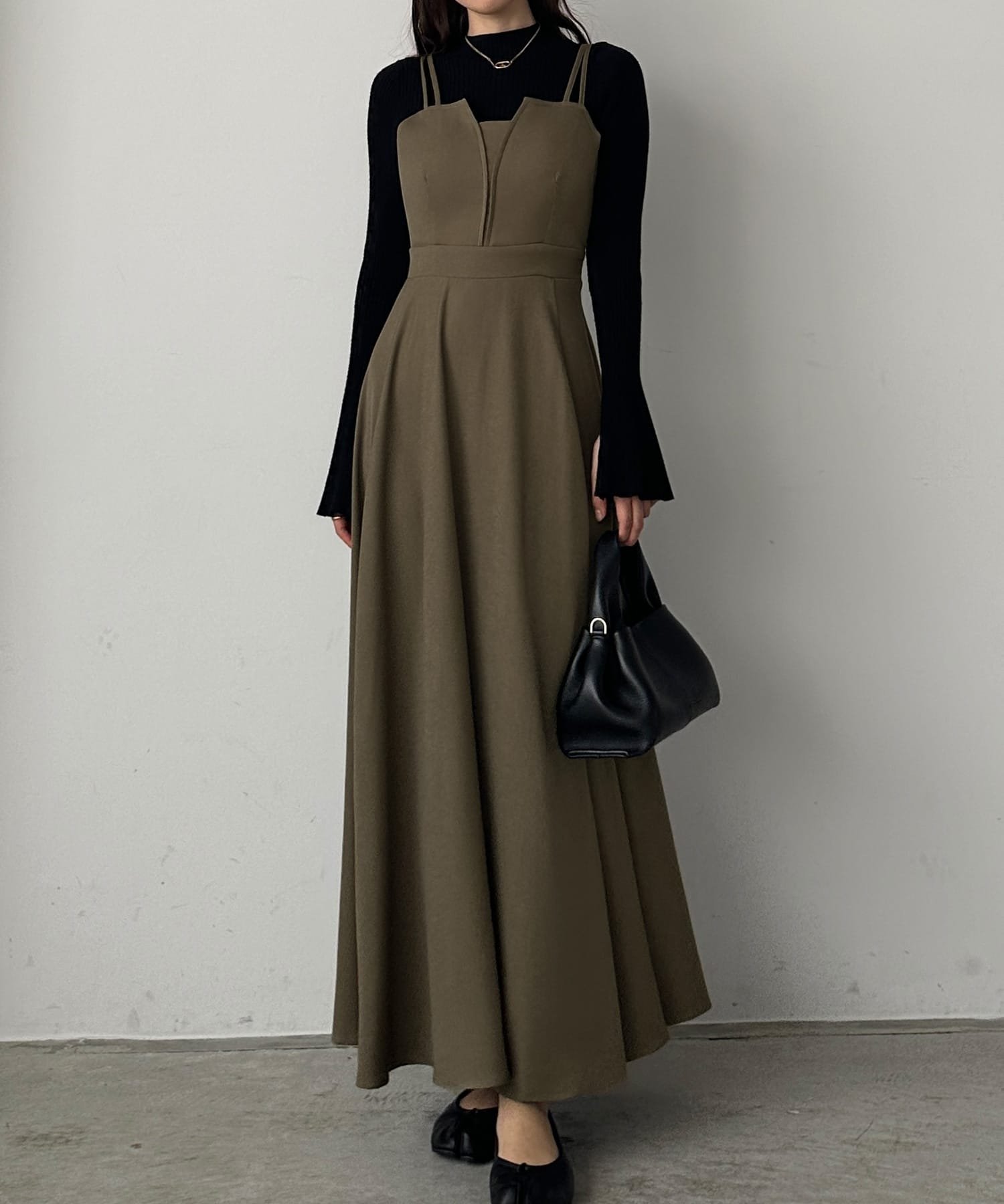 【ジュノア/JUNOAH】のLouere 選べるデザインワンピース インテリア・キッズ・メンズ・レディースファッション・服の通販 founy(ファニー) 　ファッション　Fashion　レディースファッション　WOMEN　ワンピース　Dress　マーメイド　Mermaid　グレージュ|ID: prp329100004469895 ipo3291000000031990589