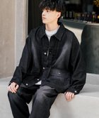 【ロッキーモンロー/Rocky Monroe】のオーバーサイズデニムジャケット+ワイドパンツ(セットアップ) 人気、トレンドファッション・服の通販 founy(ファニー) ファッション Fashion レディースファッション WOMEN アウター Coat Outerwear ジャケット Jackets デニムジャケット Denim Jackets セットアップ Setup パンツ Pants ケミカル Chemical シューズ Shoes セットアップ Set Up デニム Denim ユーズド Used ワイド Wide thumbnail ブラックオーバーダイ|ID: prp329100004469899 ipo3291000000031564654