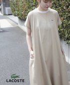 【ビーミングライフストアバイビームス/B:MING LIFE STORE by BEAMS】の【別注】LACOSTE / カノコ クルーネック ワンピース(S~M) 25SS きれいめ スポーツミックス 旅行 お出かけ 体型カバー リラックス BEIGE|ID: prp329100004469902 ipo3291000000032353922