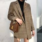 【ミニミニストア/miniministore】のグレンチェックジャケット レディース韓国 チェック柄|ID: prp329100004470201 ipo3291000000031719817