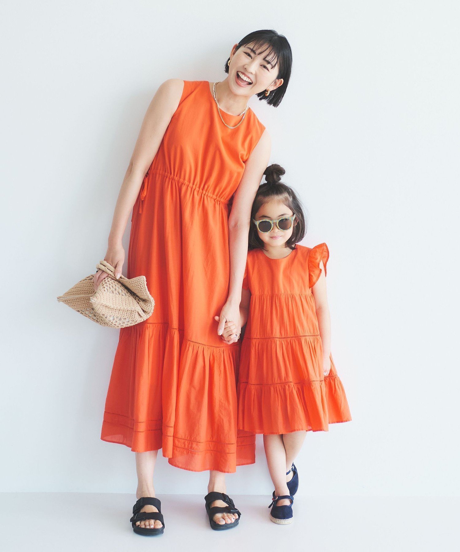 【ビーミングライフストアバイビームス/B:MING LIFE STORE by BEAMS】のティアード ノースリーブ マキシ ワンピース(S~M) 25SS おでかけ ウォッシャブル 旅行 きれいめ インテリア・キッズ・メンズ・レディースファッション・服の通販 founy(ファニー) 　ファッション　Fashion　レディースファッション　WOMEN　ワンピース　Dress　2025年　2025　2025春夏・S/S　Ss,Spring/Summer,2025　おすすめ　Recommend　ウォッシャブル　Washable　ティアード　Tiered　ノースリーブ　No Sleeve　マキシ　Maxi　今季　This Season　定番　Standard　旅行　Travel　ORANGE|ID: prp329100004470288 ipo3291000000031852753