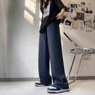 【ミニミニストア/miniministore】のスウェットパンツ イージーパンツ 韓国 人気、トレンドファッション・服の通販 founy(ファニー) ファッション Fashion レディースファッション WOMEN パンツ Pants リラックス Relax thumbnail ネイビー|ID: prp329100004470602 ipo3291000000031993013