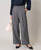 【アー ヴェー ヴェー/a.v.v】の【洗える/イージーケア/UVカット/ストレッチ】スカルノテックスストレートワイドパンツ ライトグレー|ID: prp329100004470672 ipo3291000000031994666