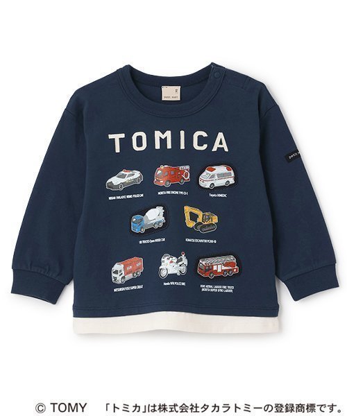 【その他のブランド/Other】の【TOMICA】車集合長袖Tシャツ インテリア・キッズ・メンズ・レディースファッション・服の通販 founy(ファニー) https://founy.com/ ファッション Fashion キッズファッション KIDS プリント Print ポケット Pocket 長袖 Long Sleeve |ID: prp329100004470944 ipo3291000000031847308