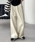 【アイモハ/aimoha】のaimoha -select-/シンプルワイドパンツ 人気、トレンドファッション・服の通販 founy(ファニー) ファッション Fashion レディースファッション WOMEN パンツ Pants おすすめ Recommend シンプル Simple スニーカー Sneakers ポケット Pocket ワイド Wide 夏 Summer 定番 Standard 春 Spring S/S・春夏 Ss・Spring/Summer thumbnail オフホワイト|ID: prp329100004470960 ipo3291000000031994853