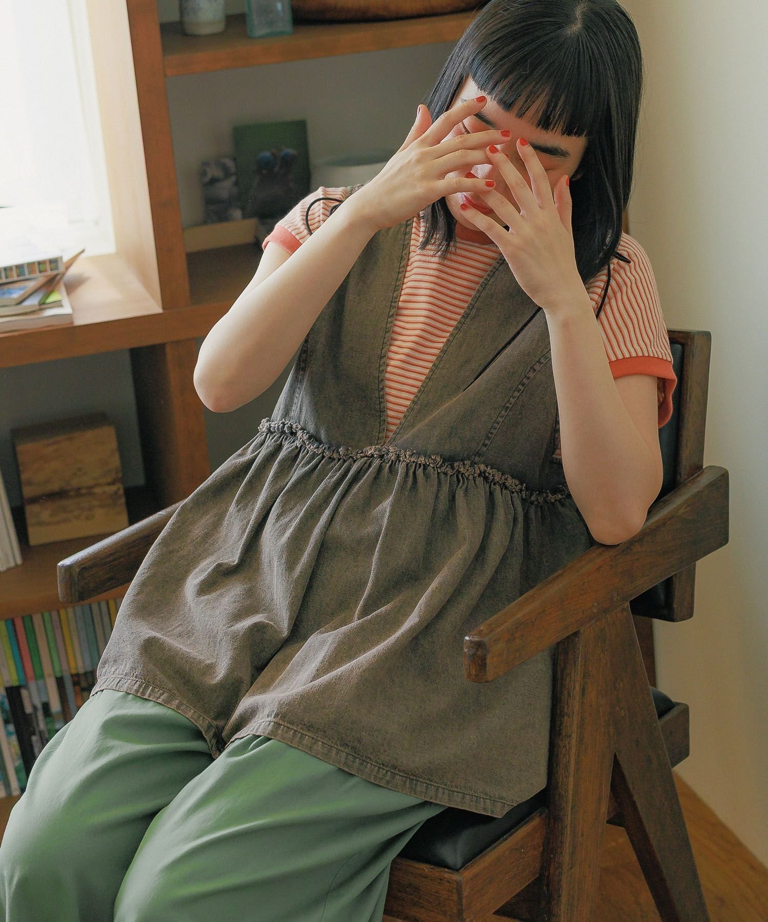 【ニコアンド/niko and】の2WAYガーリーベスト インテリア・キッズ・メンズ・レディースファッション・服の通販 founy(ファニー) 　ファッション　Fashion　レディースファッション　Ladies' Fashion Online　アウター　Coat Outerwear　トップス・カットソー　Tops/Tshirt　ベスト/ジレ　Gilets/Vests　おすすめ　Recommend　カットソー　Cut And Sew　ジップ　Zip　トレンド　Trend　バレエ　Ballet　フレア　Flare　ベスト　Vest　リボン　Ribbon　レース　Race　春　Spring　ブラウン50|ID: prp329100004471019 ipo3291000000032490013