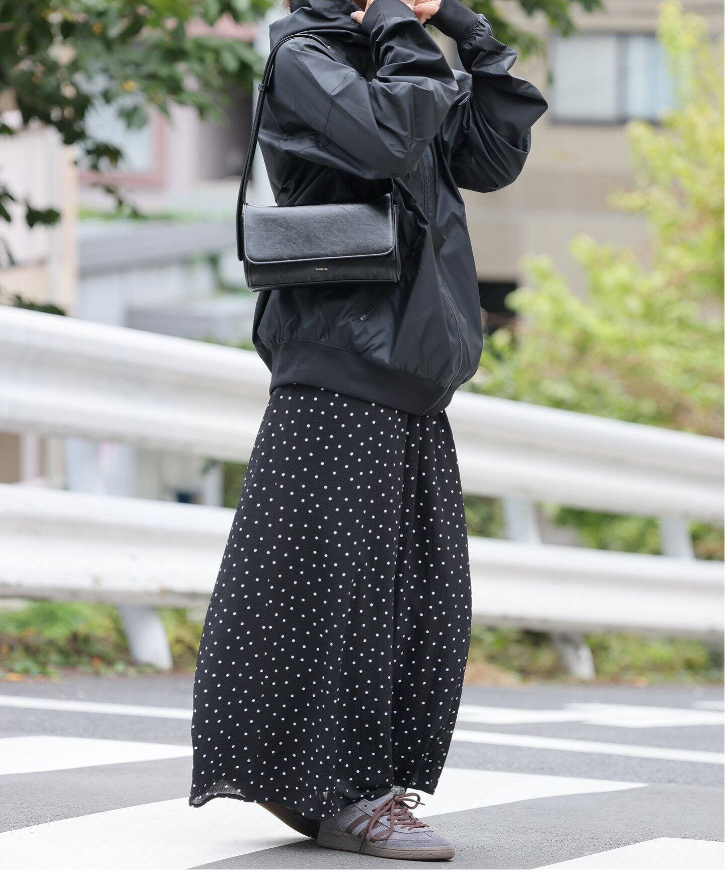【ジャーナルスタンダード/JOURNAL STANDARD】のドットフレアロングスカート インテリア・キッズ・メンズ・レディースファッション・服の通販 founy(ファニー) 　ファッション　Fashion　レディースファッション　WOMEN　スカート　Skirt　ロングスカート　Long Skirt　2025年　2025　2025春夏・S/S　Ss,Spring/Summer,2025　おすすめ　Recommend　フレア　Flare　ブラック|ID: prp329100004471112 ipo3291000000031440566