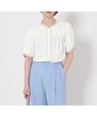 【ユナイテッドアローズ/UNITED ARROWS】のバイカラーパイピング ショートスリーブ ブラウス OFF WHITE|ID: prp329100004471136 ipo3291000000031995674