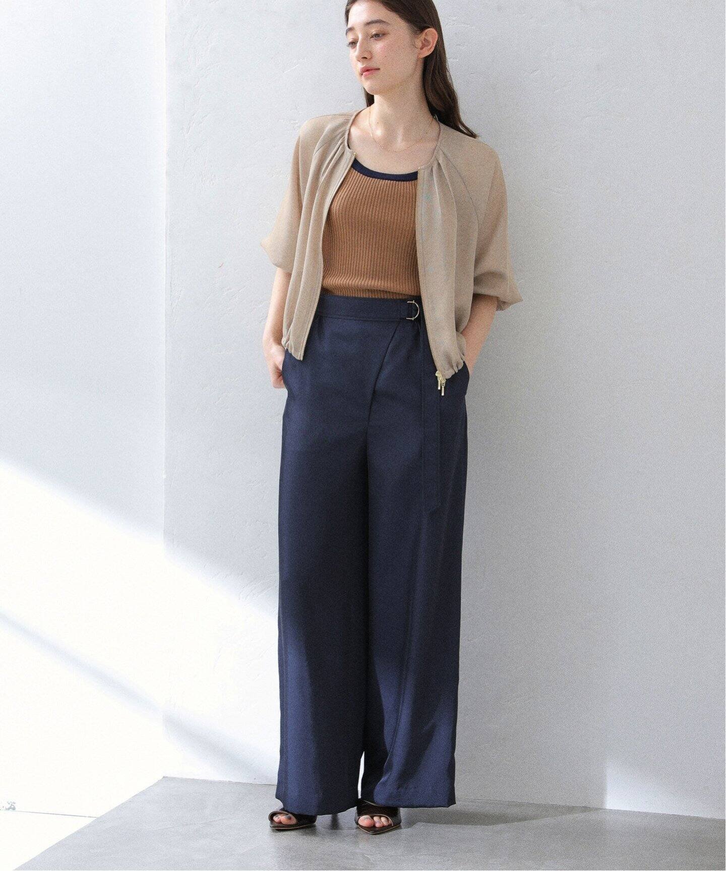 【ラ トータリテ/La TOTALITE】のカラミライトブルゾン インテリア・キッズ・メンズ・レディースファッション・服の通販 founy(ファニー) 　ファッション　Fashion　レディースファッション　WOMEN　アウター　Coat Outerwear　ブルゾン　Blouson/Jackets　2025年　2025　2025春夏・S/S　Ss,Spring/Summer,2025　おすすめ　Recommend　シアー　Sheer　スポーティ　Sporty　ドローコード　Draw Cord　フェミニン　Feminine　ブルゾン　Blouson　エレガント 上品　Elegant　旅行　Travel　ベージュ|ID: prp329100004471153 ipo3291000000031873016