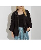 【ノミネ/NOMINE】のシャーリング ブルゾン 人気、トレンドファッション・服の通販 founy(ファニー) ファッション Fashion レディースファッション Fashion for Women アウター Coat / Outerwear Collection ブルゾンジャケット・スポーティアウター Blouson Jackets インナー Innerwear シャーリング Shirring, Ruched スリーブ Sleeve, Long Sleeve / Short Sleeve ブルゾン Blouson, Bomber Jacket thumbnail ブラック|ID: prp329100004471168 ipo3291000000033396979