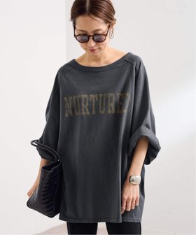 【フレームワーク/FRAMeWORK】のハーフスリーブロゴTEE 人気、トレンドファッション・服の通販 founy(ファニー) ファッション Fashion レディースファッション WOMEN おすすめ Recommend スリーブ Sleeve ハーフ Half ビッグ Big 長袖 Long Sleeve |ID:prp329100004471202