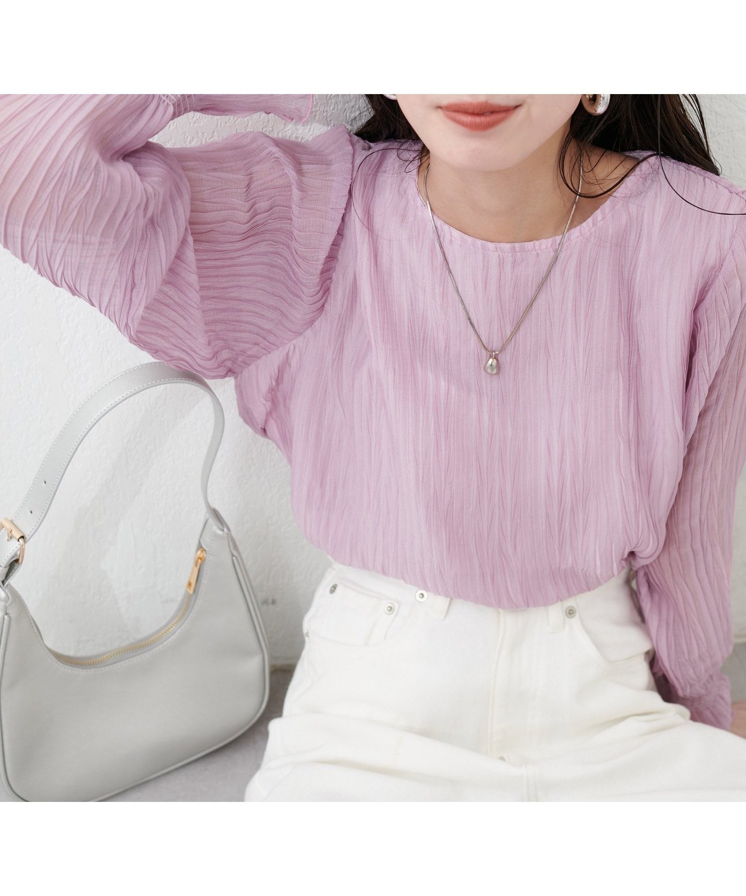 【ナチュラルクチュール/natural couture】のキャンディスリーブプリーツブラウス インテリア・キッズ・メンズ・レディースファッション・服の通販 founy(ファニー) 　ファッション　Fashion　レディースファッション　WOMEN　トップス・カットソー　Tops/Tshirt　シャツ/ブラウス　Shirts/Blouses　2025年　2025　2025春夏・S/S　Ss,Spring/Summer,2025　インナー　Inner　キャミソール　Camisole　キャミワンピース　Cami Dress　シアー　Sheer　シンプル　Simple　タンク　Tank　プリーツ　Pleats　ベスト　Vest　ピンク|ID: prp329100004471358 ipo3291000000031970351