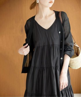 【スローブ イエナ/SLOBE IENA】の《追加 》リネン混シアーカーディガン 人気、トレンドファッション・服の通販 founy(ファニー) ファッション Fashion レディースファッション WOMEN トップス・カットソー Tops/Tshirt カーディガン Cardigans 2025年 2025 2025春夏・S/S Ss,Spring/Summer,2025 リネン Linen |ID:prp329100004471395