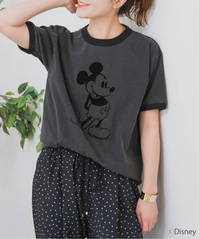 【スピック&スパン/Spick & Span】 《追加2》GOOD ROCK SPEED / グッドロックスピード / ミッキー / リンガーTシャツ人気、トレンドファッション・服の通販 founy(ファニー) ファッション Fashion レディースファッション WOMEN トップス・カットソー Tops/Tshirt シャツ/ブラウス Shirts/Blouses ロング / Tシャツ T-Shirts |ID:prp329100004471538