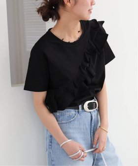 【ジャーナルスタンダード レリューム/JOURNAL STANDARD relume】の《追加》アシンメトリーフリルTEE 人気、トレンドファッション・服の通販 founy(ファニー) ファッション Fashion レディースファッション WOMEN 2025年 2025 2025春夏・S/S Ss,Spring/Summer,2025 |ID:prp329100004471811
